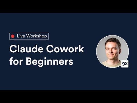 Claude Cowork for Beginners