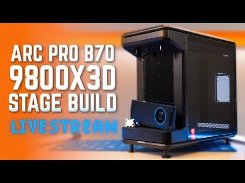 CoolerMaster Masterframe 360 B70 PC Build