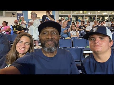 Attending my 1st USL1 Pro soccer game with Paige and her son! Life is good!