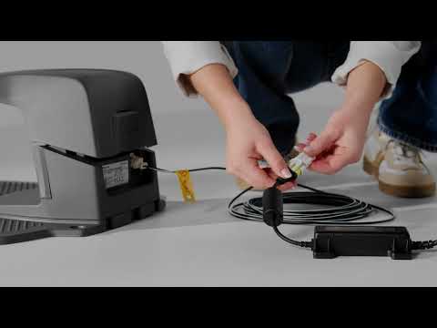 How to connect the charging station for Automower® Aspire™ R6V, 308V, 312V robotic mowers