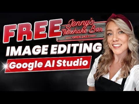 Google's FREE AI Image Editor is WILD! 🎨 Google AI Studio Gemini 2.0 Tutorial for Beginners