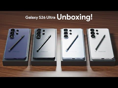 Samsung Galaxy S26 Ultra - Unboxing Concept