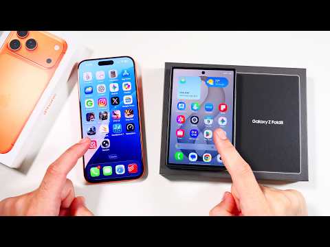 iPhone 17 Pro Max vs Galaxy Z Fold 8 Speed Test