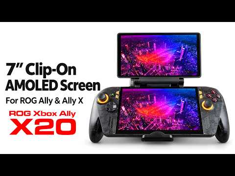 Wisecoco 7" Clip-On AMOLED: Dual Screens on the ROG Xbox Ally X20!