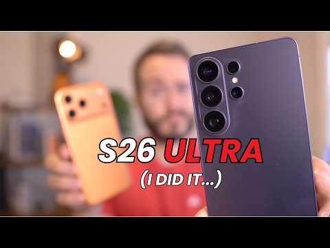 Galaxy S26 Ultra // iPhone 17 Pro Max: I Did It ...