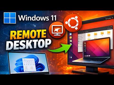 Remote Desktop Ubuntu Linux From Windows 11 (RDP)