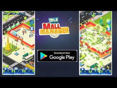 【idle mall manager】, play it like idle supermarket, make money on this app.