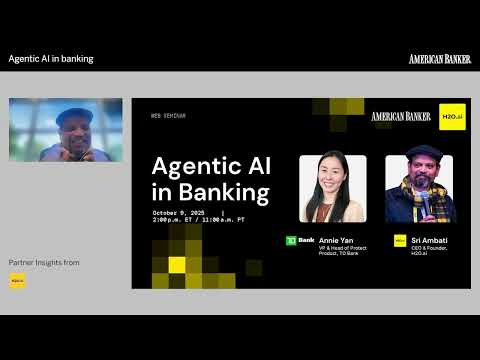 Agentic AI in banking with TD Bank and H2O.ai