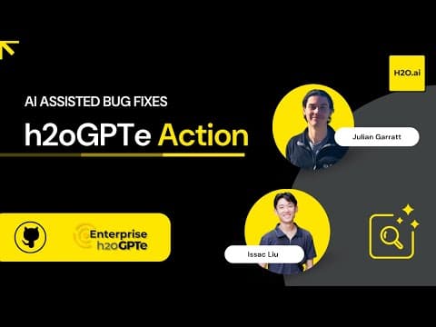 AI Assisted Bug Fixes using h2oGPTe Action