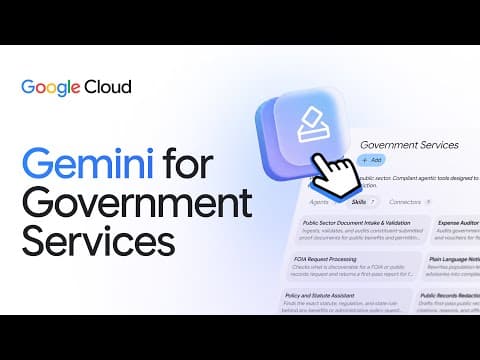 Gemini for government services: Agents for public sector