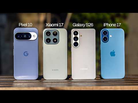 Galaxy S26 vs. iPhone 17, Xiaomi 17, Pixel 10: Camera, Battery, Performance!