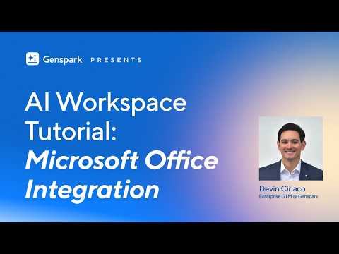 AI Workspace Tutorial: Microsoft Office Integration