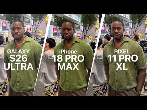 iPhone 18 Pro Max vs Samsung Galaxy S26 Ultra vs Pixel 11 Pro XL: Black Test!