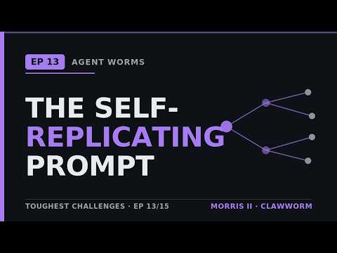 The Self-Replicating Prompt: AI Agent Worms Explained (Morris II)