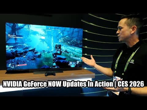 All Of NVIDIA's GeForce NOW Updates In Action From Live CES 2026