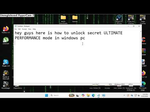 Unlock Windows Ultimate Performance Mode (2007-Style Tutorial)