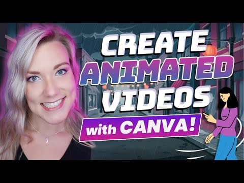 Easy Cartoon Creation with Canva | How to Create Animated Videos for Free