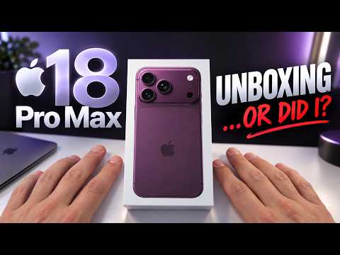 iPhone 18 Pro Max unboxing?!
