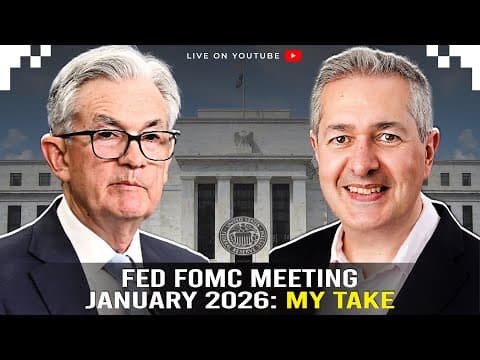 Fed FOMC Meeting January 2026- My Take