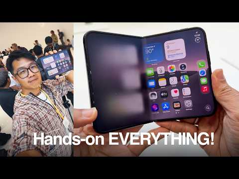 Hands-on iPhone Duo, iPhone 18 Pro, AirPods 5, Apple Watch & more at Apple Event!