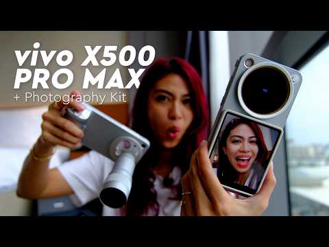vivo x500 Pro Max + Photography Kit unboxing & try on!