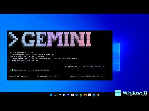How to Install & Use Gemini CLI on Windows 11 | AI Coding Assistant (2026)
