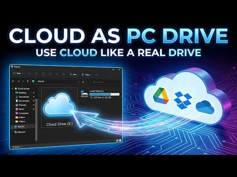 Use Cloud Drive Like a Real Drive of Your PC