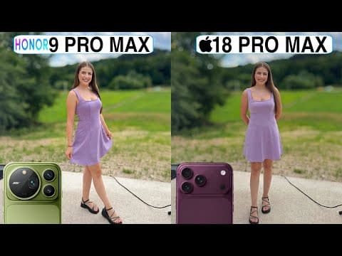 Honor Magic 9 Pro Max Vs iPhone 18 Pro Max Camera Test Comparison