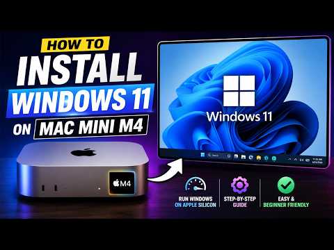 Windows 11 Arm on Mac Mini M4 Virtually