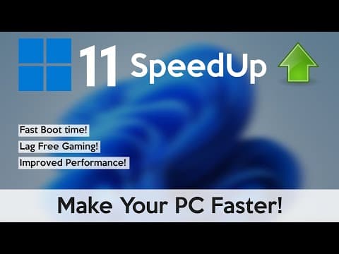 How to Speed Up Windows 11 (Best Settings)