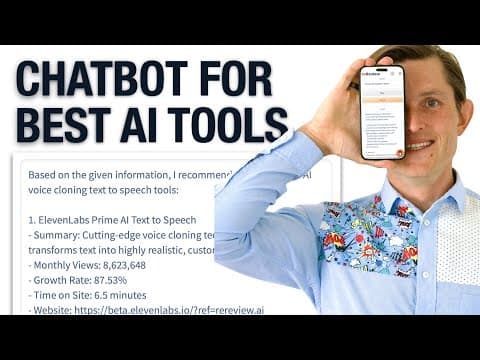 Chatbot for fining the best AI tools - Building ReReview AI vol 2