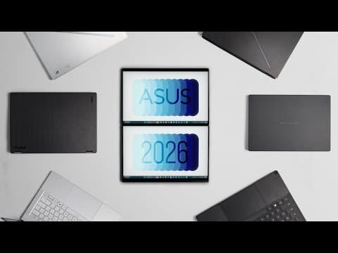 NEW ASUS Laptops for 2026 - Zenbook Duo, ProArt, Zephyrus Duo & More!