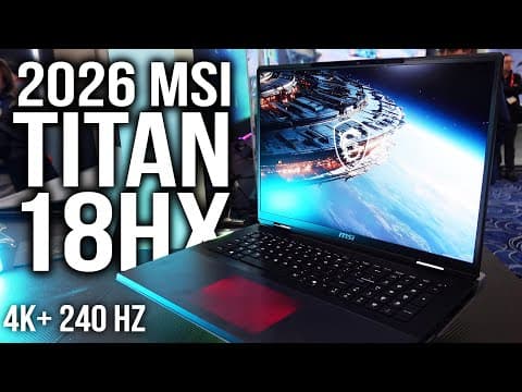2026 MSI Titan 18HX - DRAGON'S GOT NEW TEETHS! 4K 240 hz w/ Less Bloom, Intel 290HX, Worth It Now?