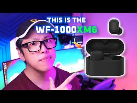 THIS is the Sony WF-1000XM6... 🤔