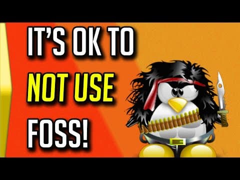 Using FOSS in Linux (or not)