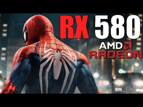 Spider Man Remastered RX 580 8GB 1080p, Medium Settings