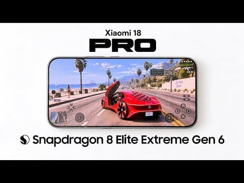 Xiaomi 18 Pro GTA 5 Gaming Test | Snapdragon 8 Elite Extreme Gen 6 - PC Emulation