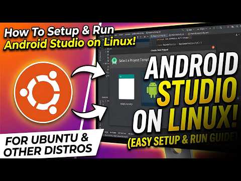 How  To Setup & Run Android Studio on Linux!