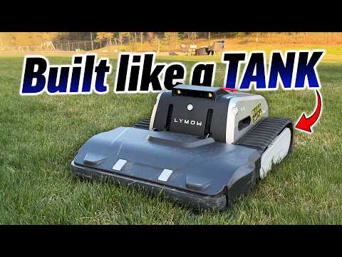 World's FIRST Robotic Lawn Mower w/ REAL Blades!