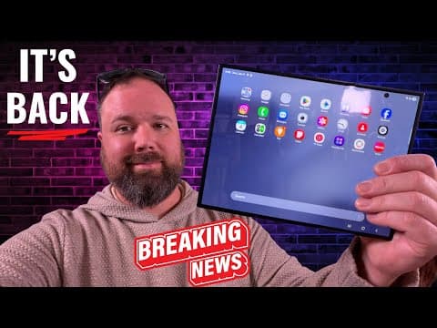 The Samsung Galaxy Z TriFold IS BACK! LAST CHANCE!!?!