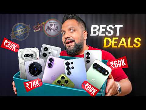 Top 10 Smartphone Deals During Flipkart BBD & Amazon Great Indian Festival!
