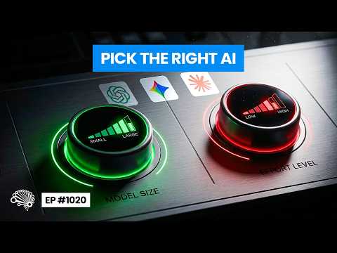 How to Choose Model Size and Effort Level: The Two Critical Dials (Ep. 1020 with Jon Krohn)