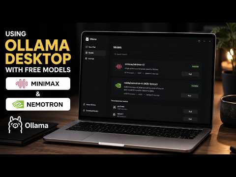 Using Ollama Desktop With Free Models MiniMax And Nemotron In 2026: The Ultimate Complete Guide!