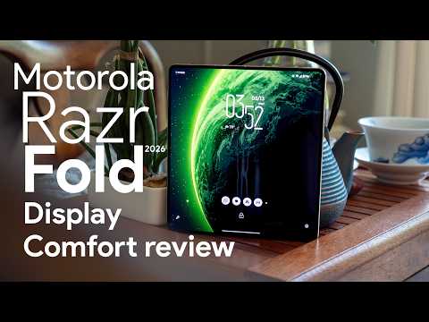 Motorola Razr Fold 2026 PWM and dithering display comfort review