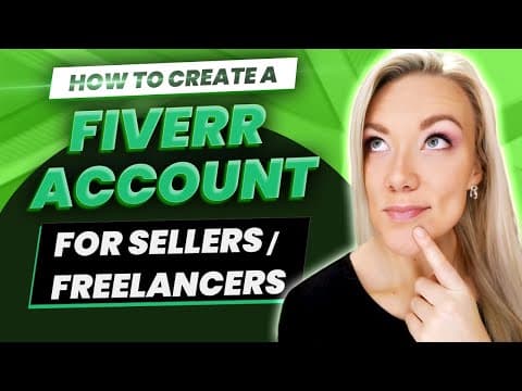How to Create a Fiverr Seller Account in 2025 | Step-by-Step Guide for Freelancers