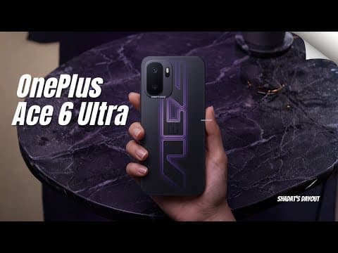 OnePlus Ace 6 Ultra Hands On Video Leak 🔥 Specs & Release Date Leaks