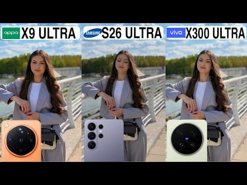 OPPO Find X9 Ultra Vs Samsung Galaxy S26 Ultra Vs Vivo X300 Ultra Camera Test Comparison | X9 Ultra