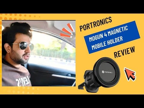 Car mobile holder review #Portronics #Car #Accessory