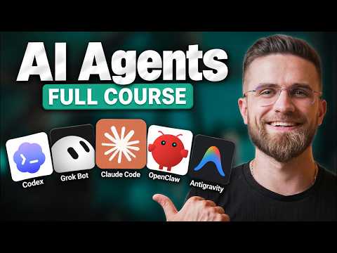 FULL AI Agents Course for Beginners in 2026! (Become a PRO!)