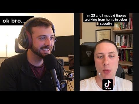 Cybersecurity Engineer Reacting to Cybersecurity Advice On TikTok...